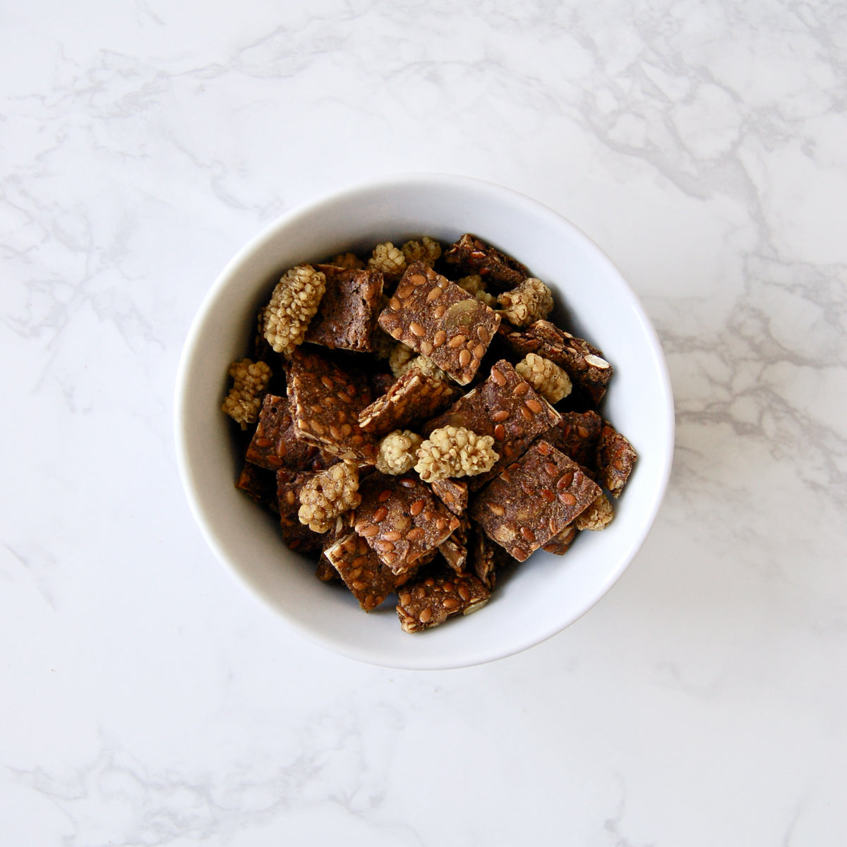 OUT OF STOCK Cashew, Date, &amp; Mulberry Granola bites