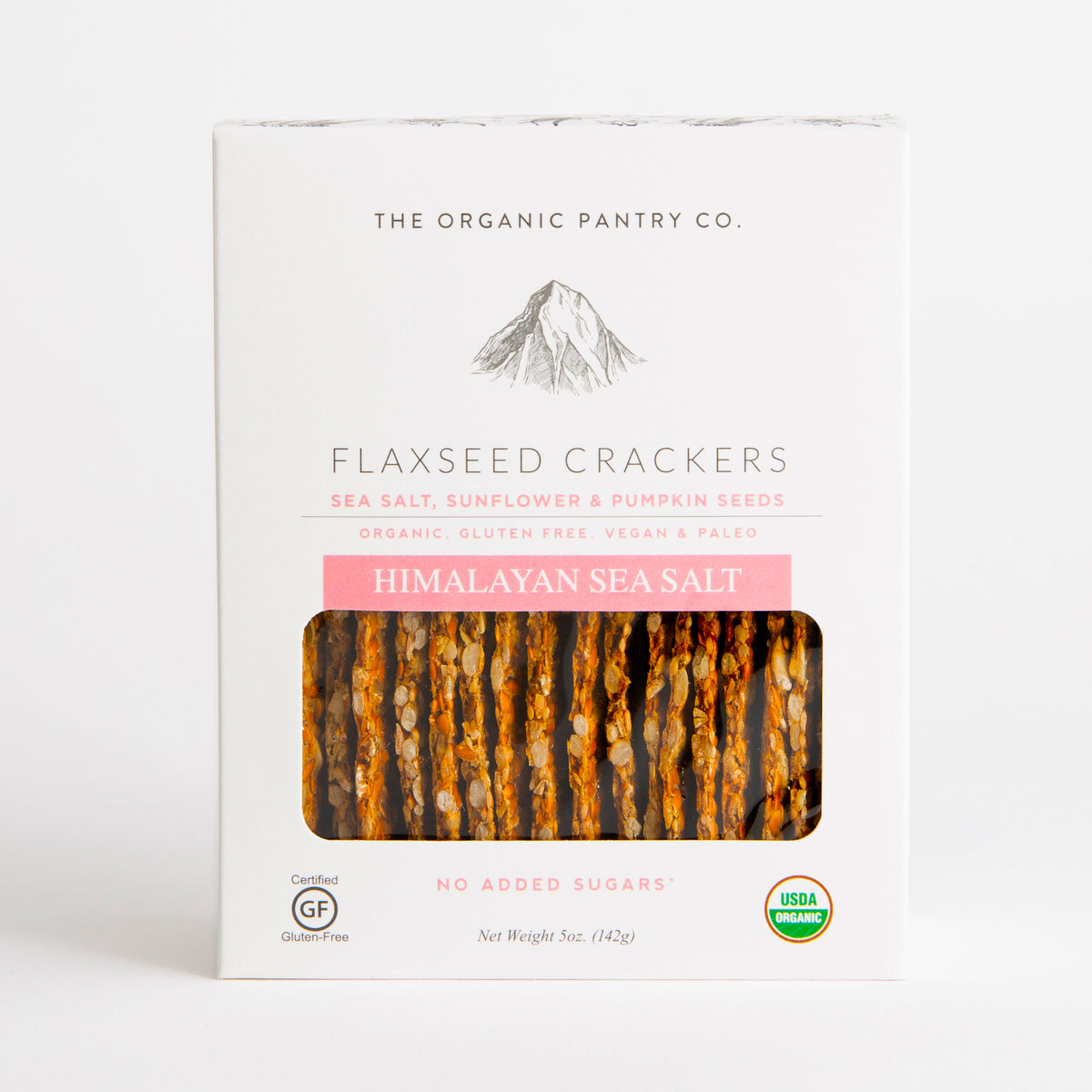Himalayan Sea Salt Flax Seed Crackers