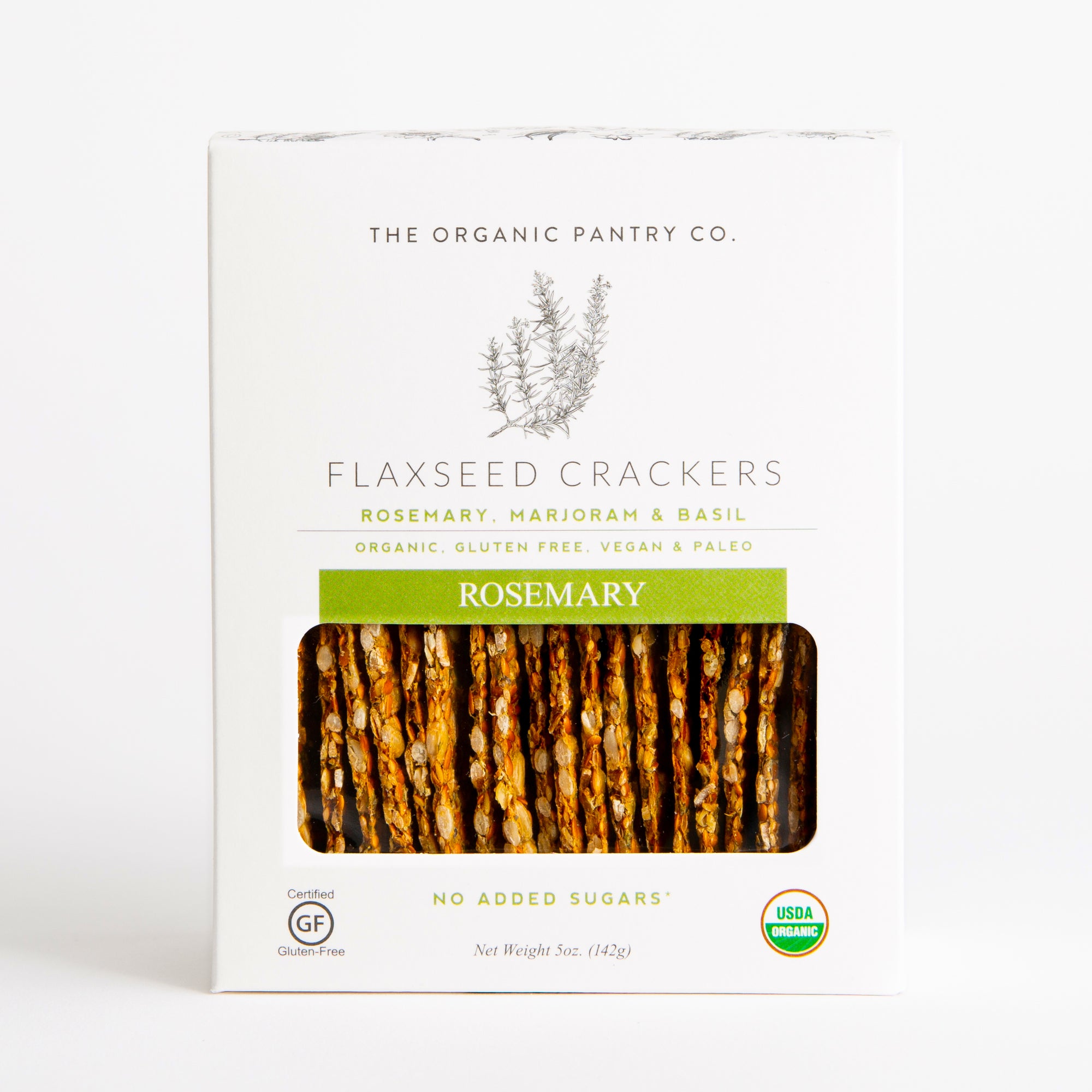 Rosemary Flax Seed Crackers